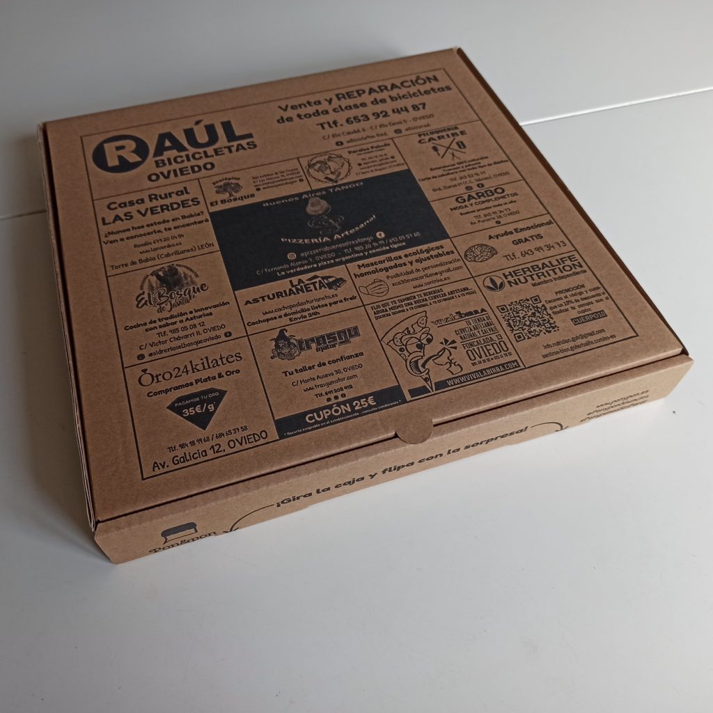 Caja de pizza Pon&pon