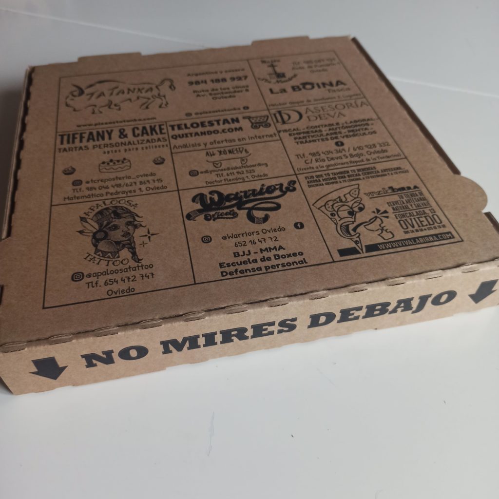 Caja de pizza Pon&pon