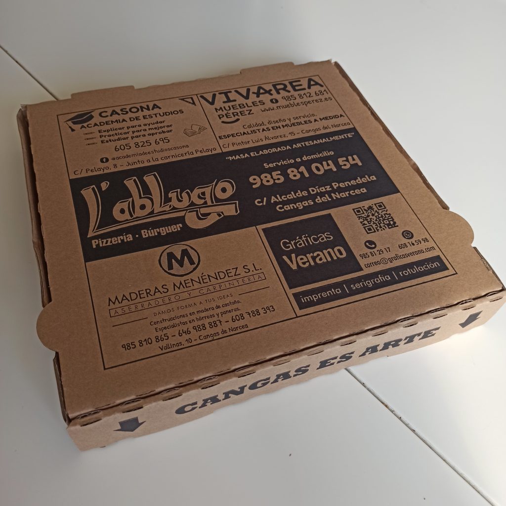 Caja de pizza Pon&pon