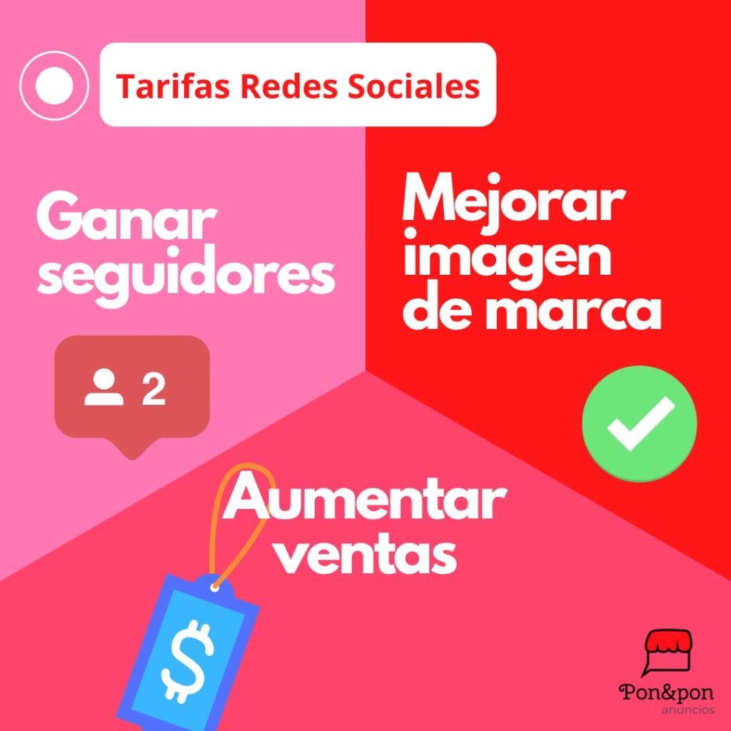 Tarifas Redes Sociales Ponypon